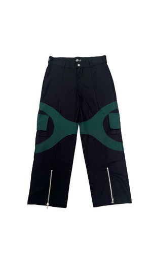 CIRCULAR CARGO PANTS GREEN