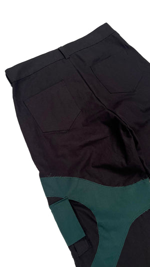 CIRCULAR CARGO PANTS GREEN