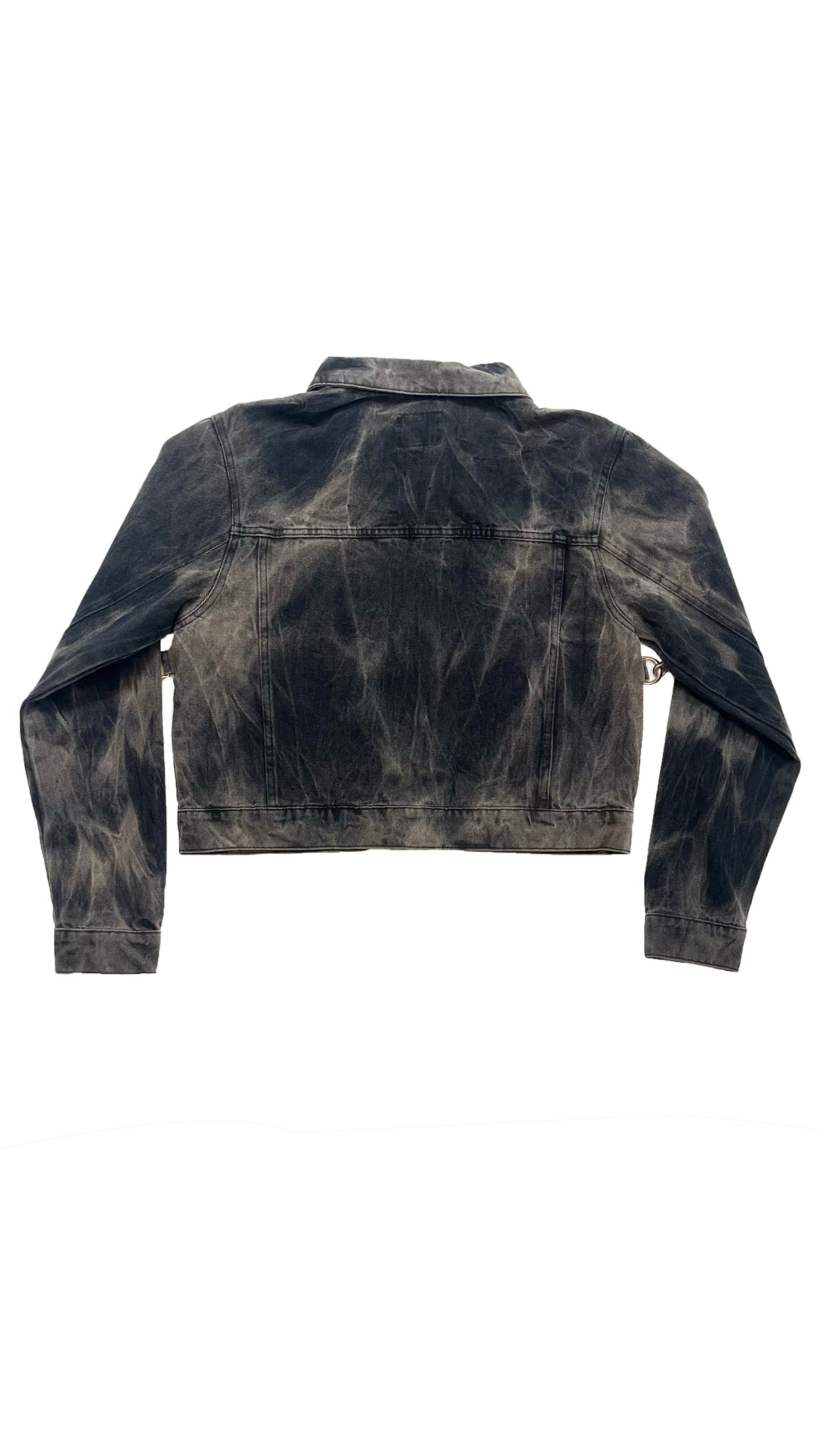 CHAINED DENIM JACKET - SMOKE WASH
