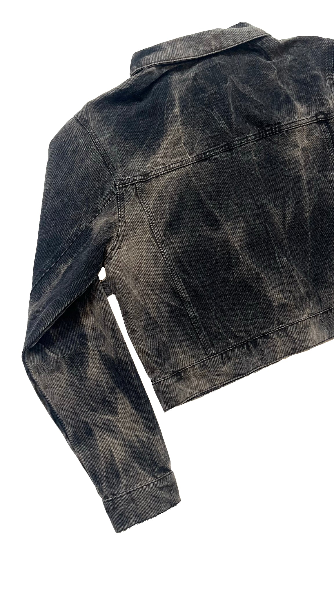 CHAINED DENIM JACKET - SMOKE WASH