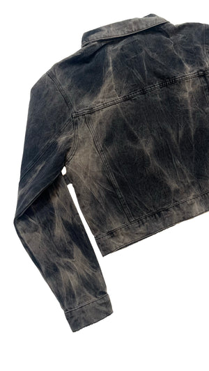 CHAINED DENIM JACKET - SMOKE WASH