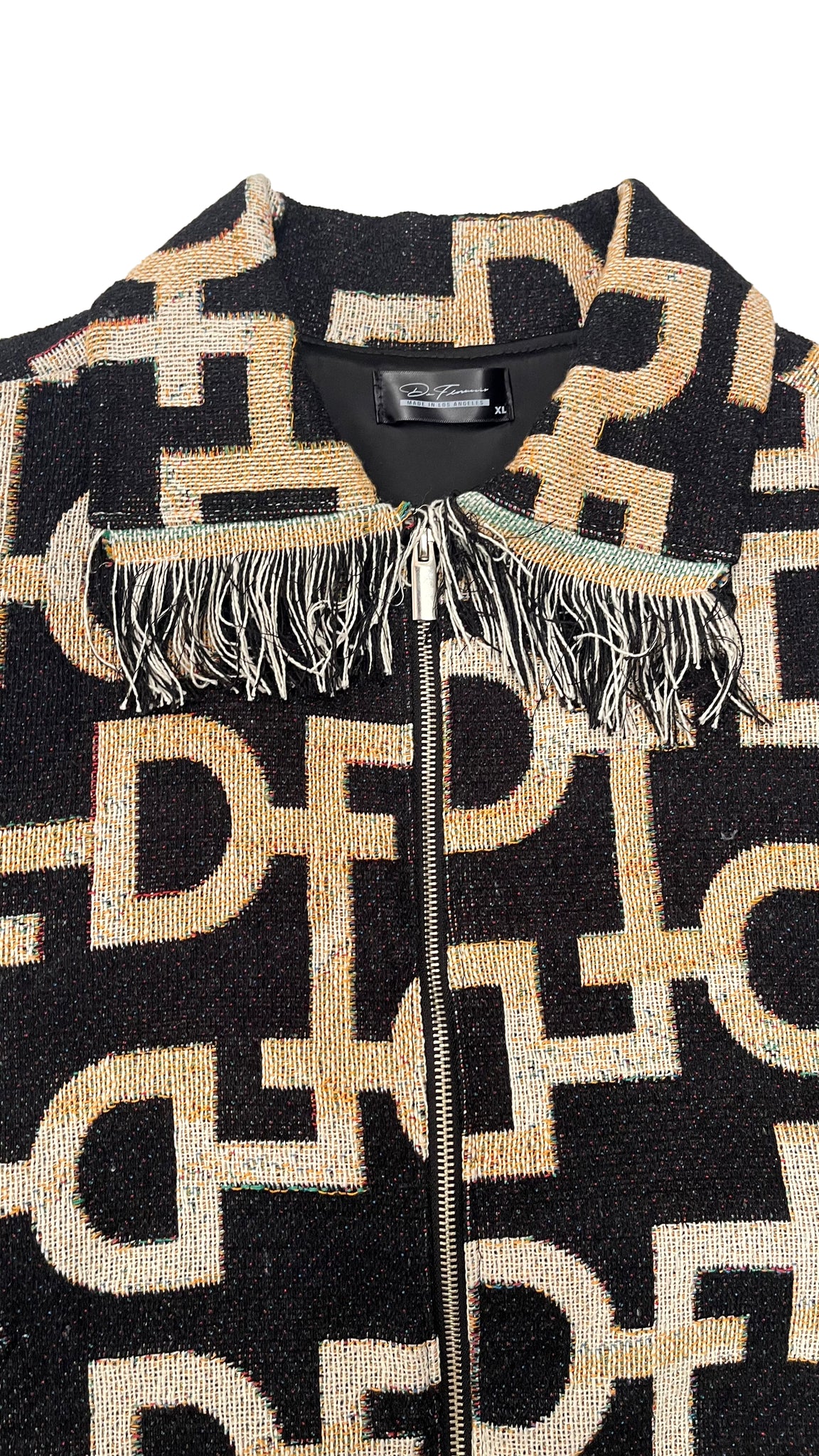 TAPESTRY FRINGE COAT