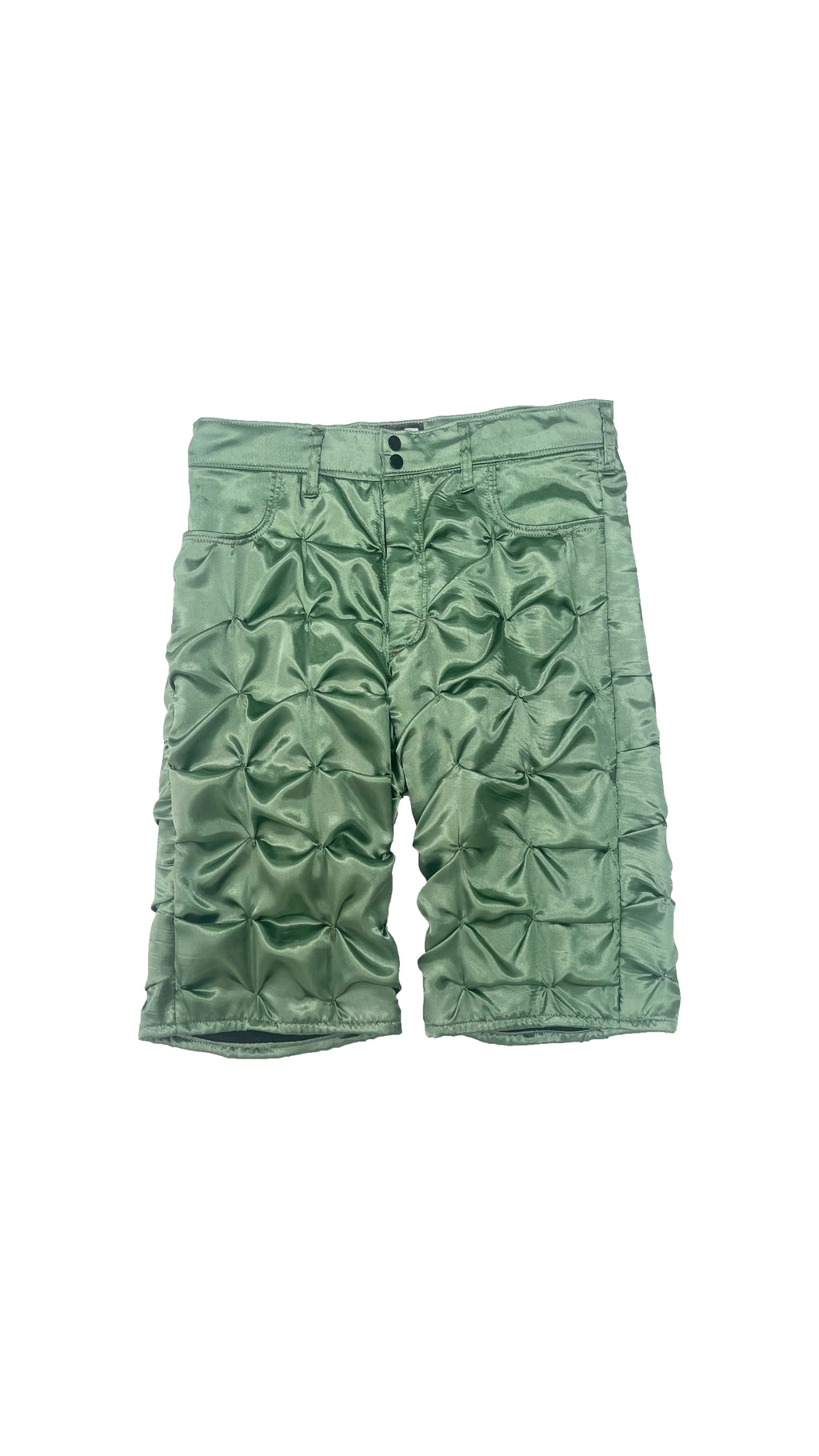 FLUIDITY GREEN SHORTS