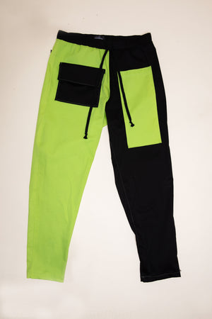 SPLIT GREEN PANT