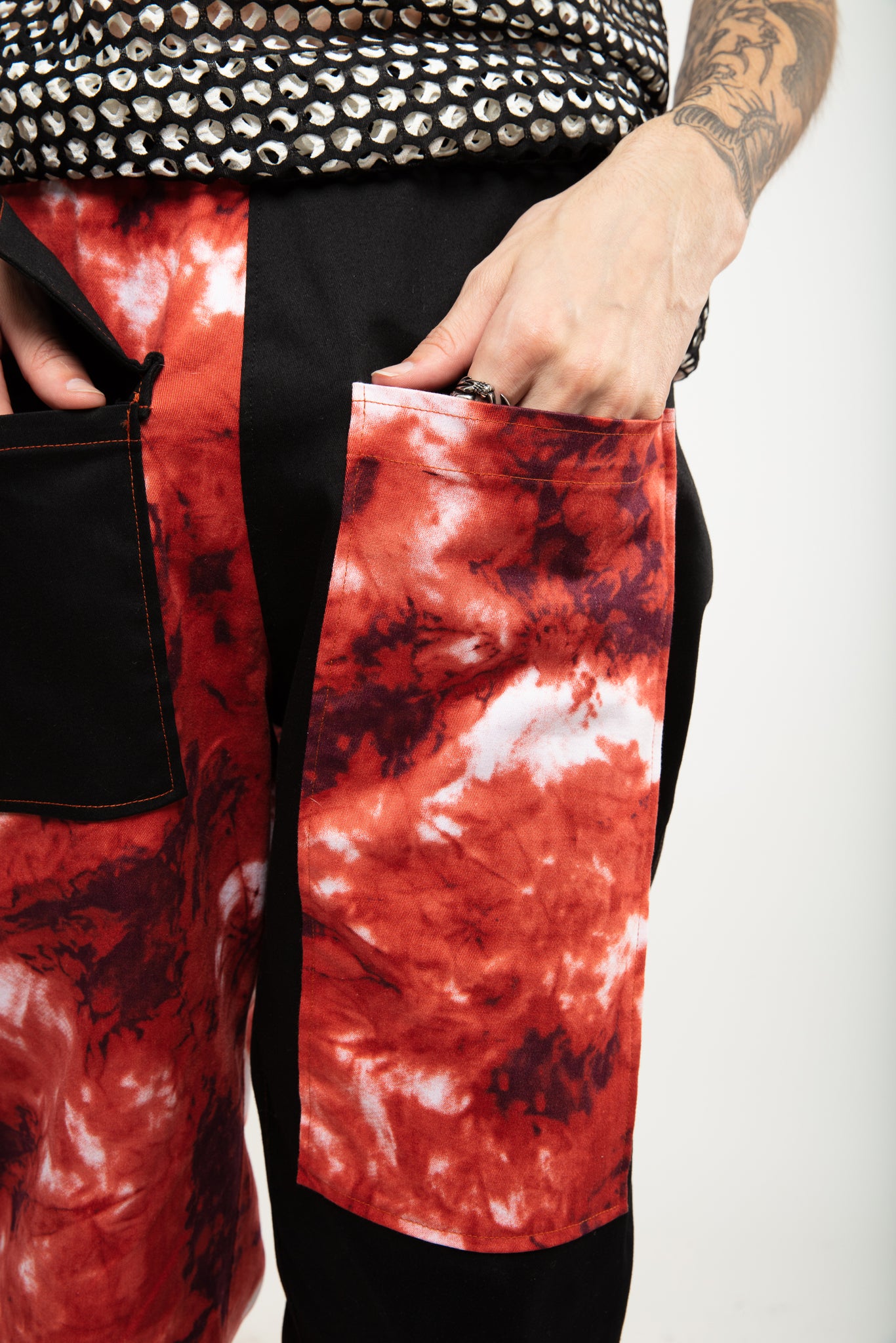 SPLIT RED PANT
