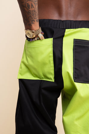SPLIT GREEN PANT