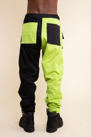 SPLIT GREEN PANT