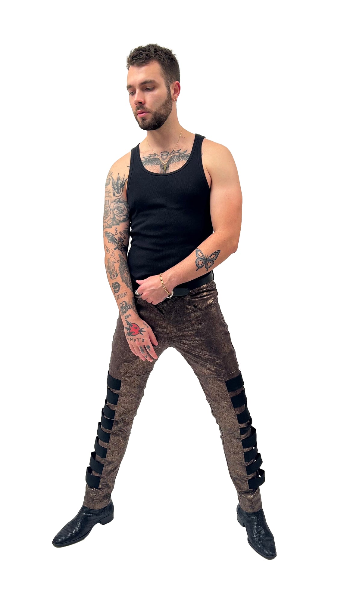 BELOSA PANT BLACK/GOLD