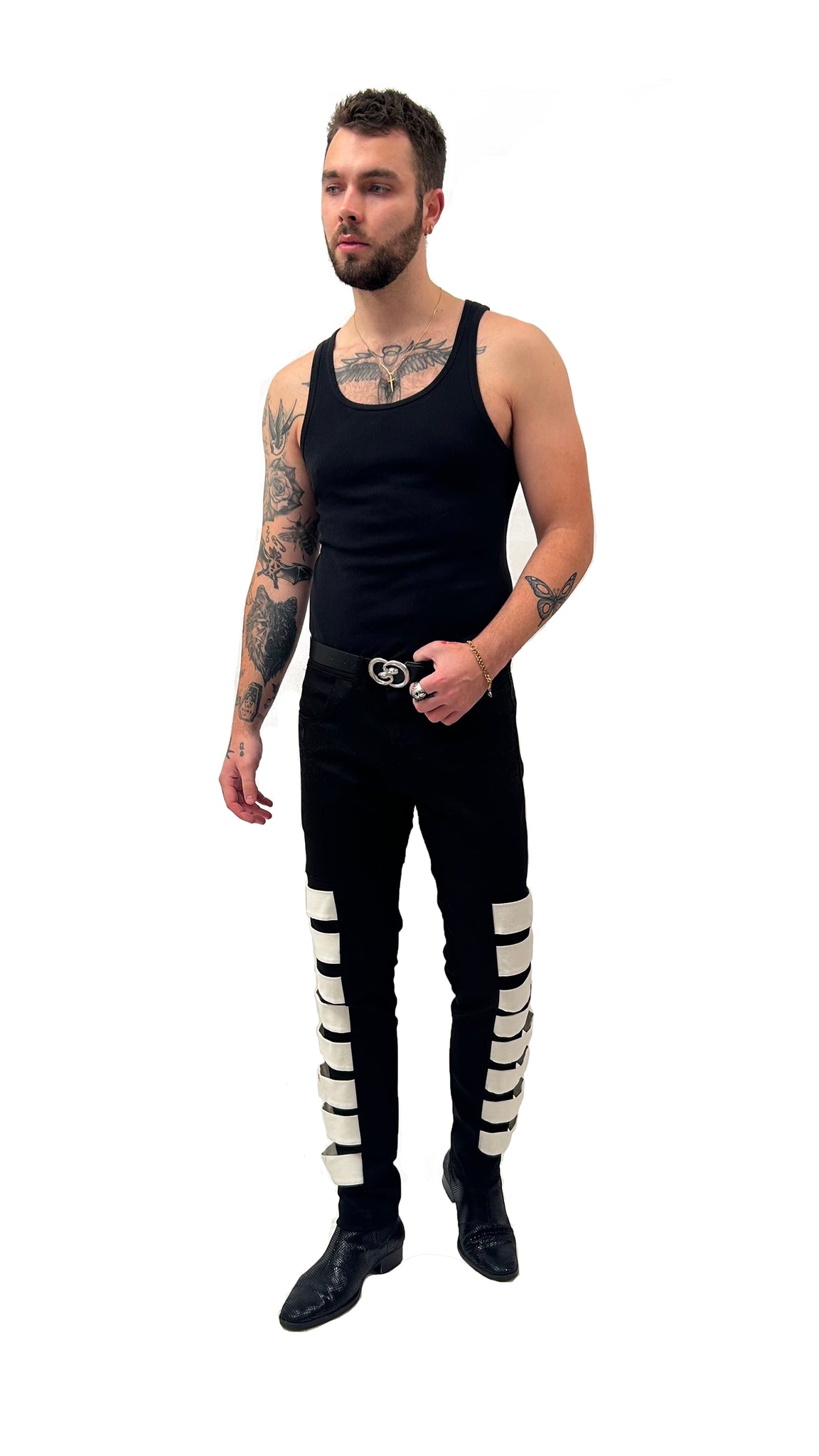 BELOSA PANT BLACK/WHITE