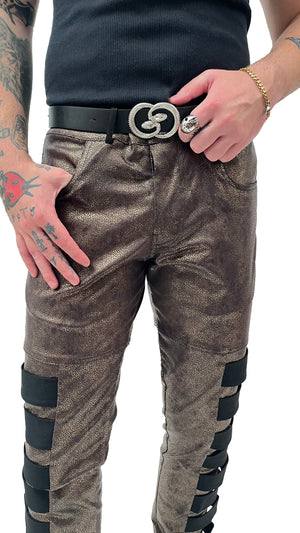 BELOSA PANT BLACK/GOLD